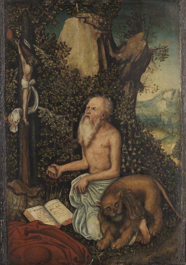 Sint-Jerome - Lucas Cranach de Oude