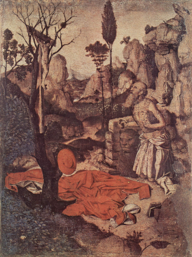 Sint-Jozef boeteling in de woestijn - Antonello van Messina