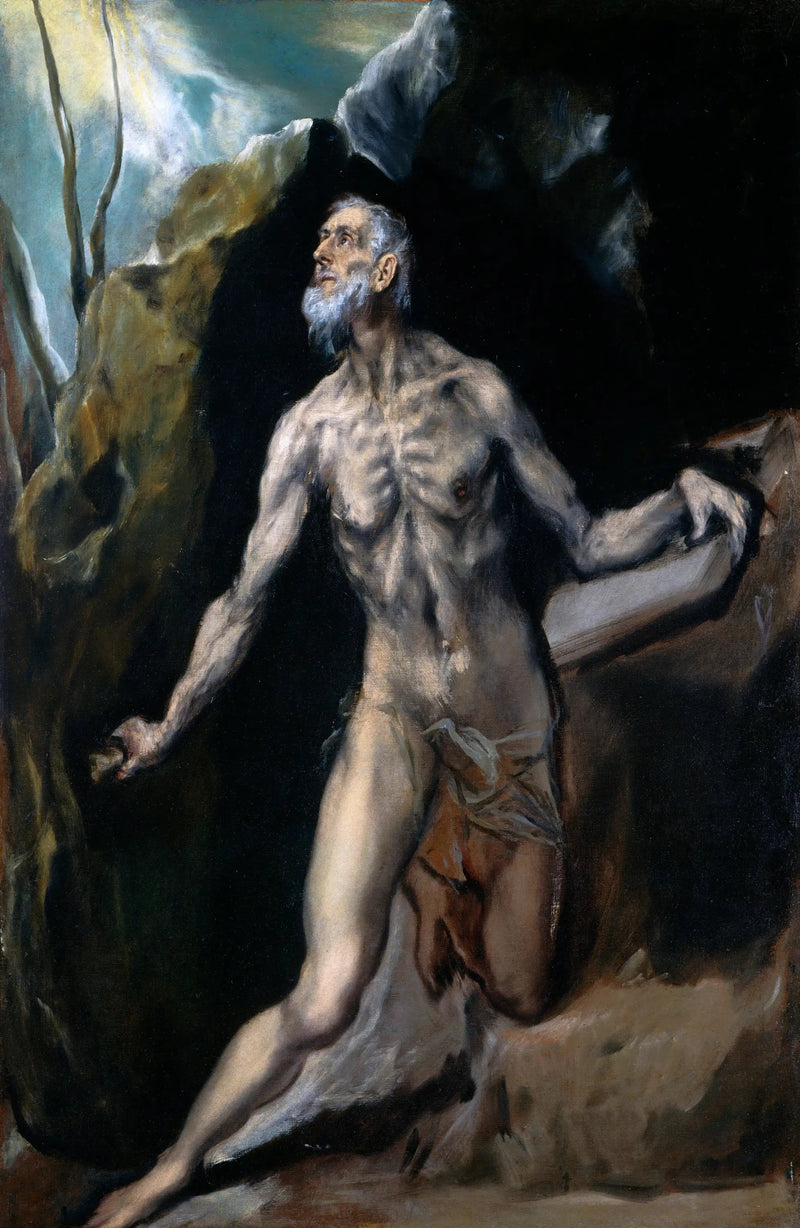 Sint Hiëronymus boeteling - El Greco