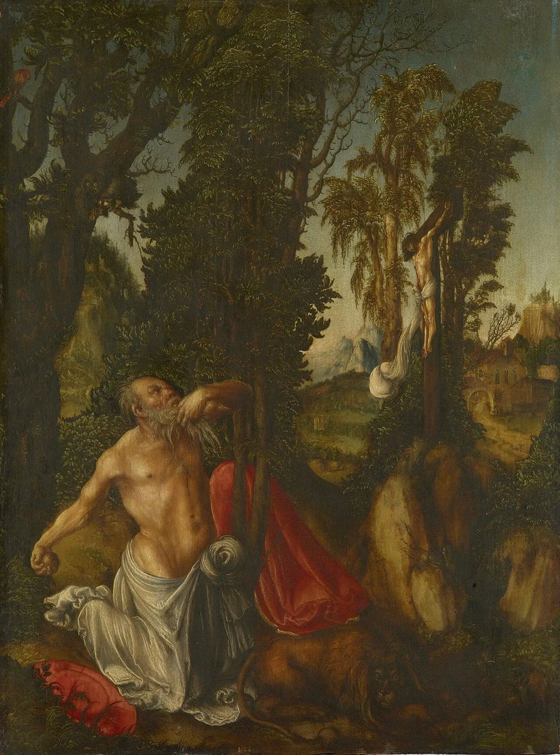 Sint-Jerome boeteling - Lucas Cranach de Oude