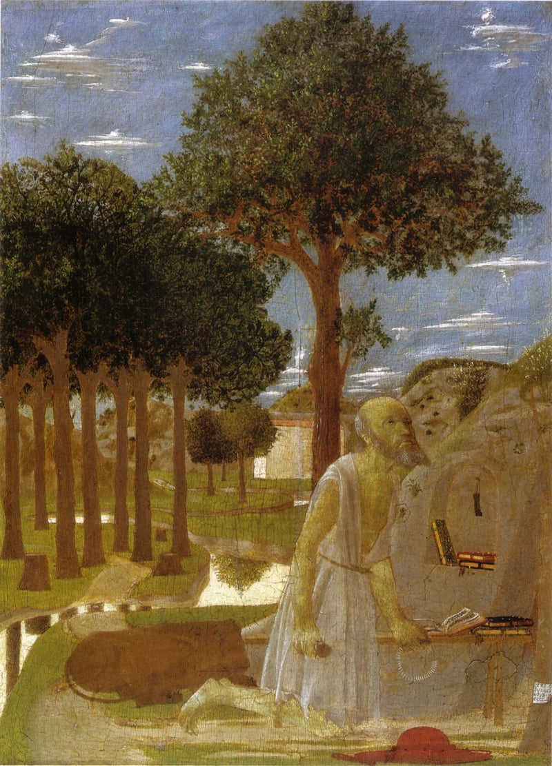 Sint-Jerome de boeteling - Piero della Francesca