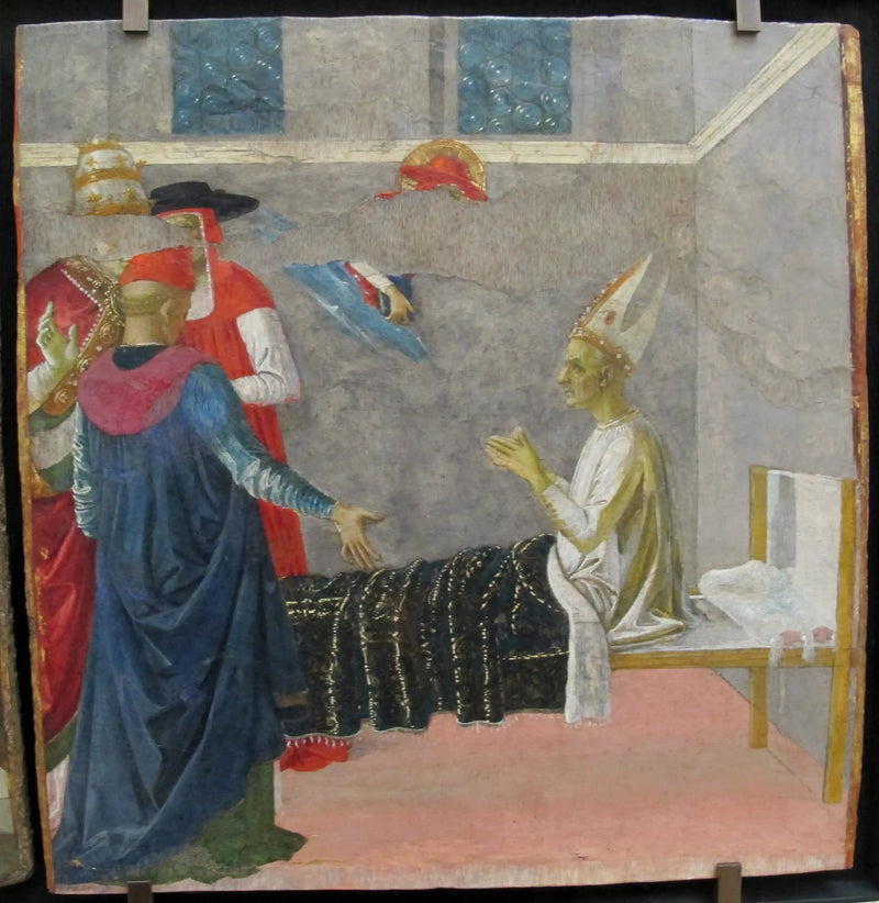 Sint-Jozef die de kardinaal Andrea doet herrijzen - Pietro Perugino