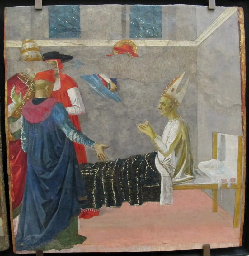 Sint-Jozef die de kardinaal Andrea doet herrijzen - Pietro Perugino