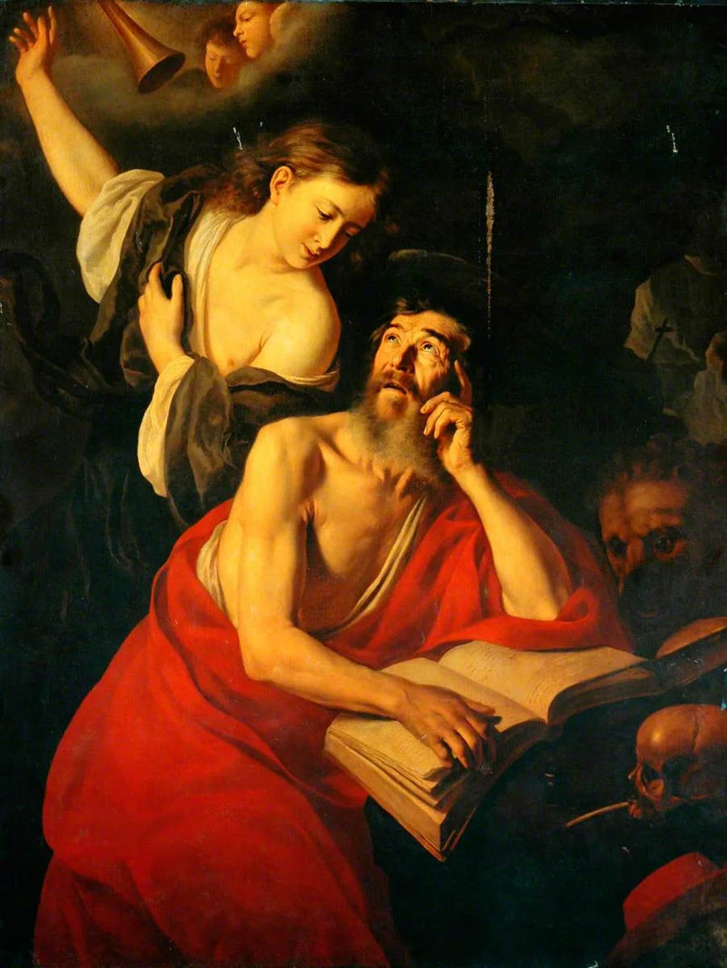 Sint-Jozef bezocht door de engelen - Jusepe de Ribera