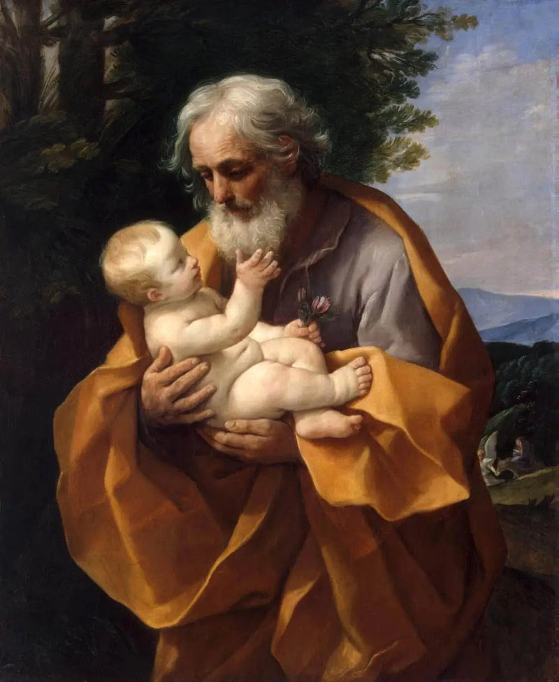 Sint-Jozef met het Kind Jezus in zijn armen - Guido Reni