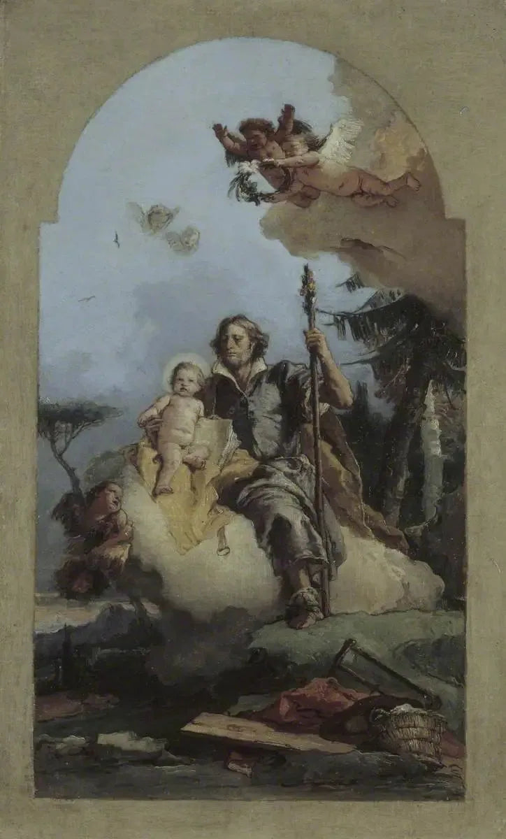 Sint-Jozef met het Kind Jezus - Giovanni Battista Tiepolo