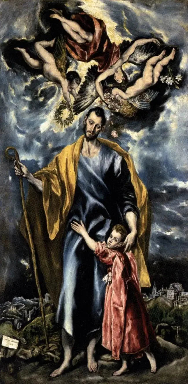 Sint-Jozef en het Kind Jezus (Kapel Sint-Jozef) - El Greco