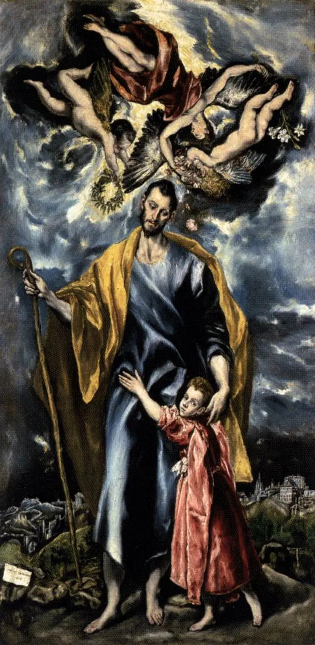 Sint-Jozef en het Kind Jezus - El Greco