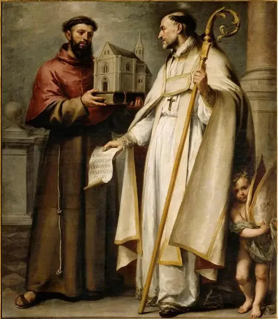 Sint Léandre en Sint Bonaventura - Bartolomé Esteban Murillo

Source:
Saint Léandre et saint Bonaventure - Bartolomé Esteban Murillo