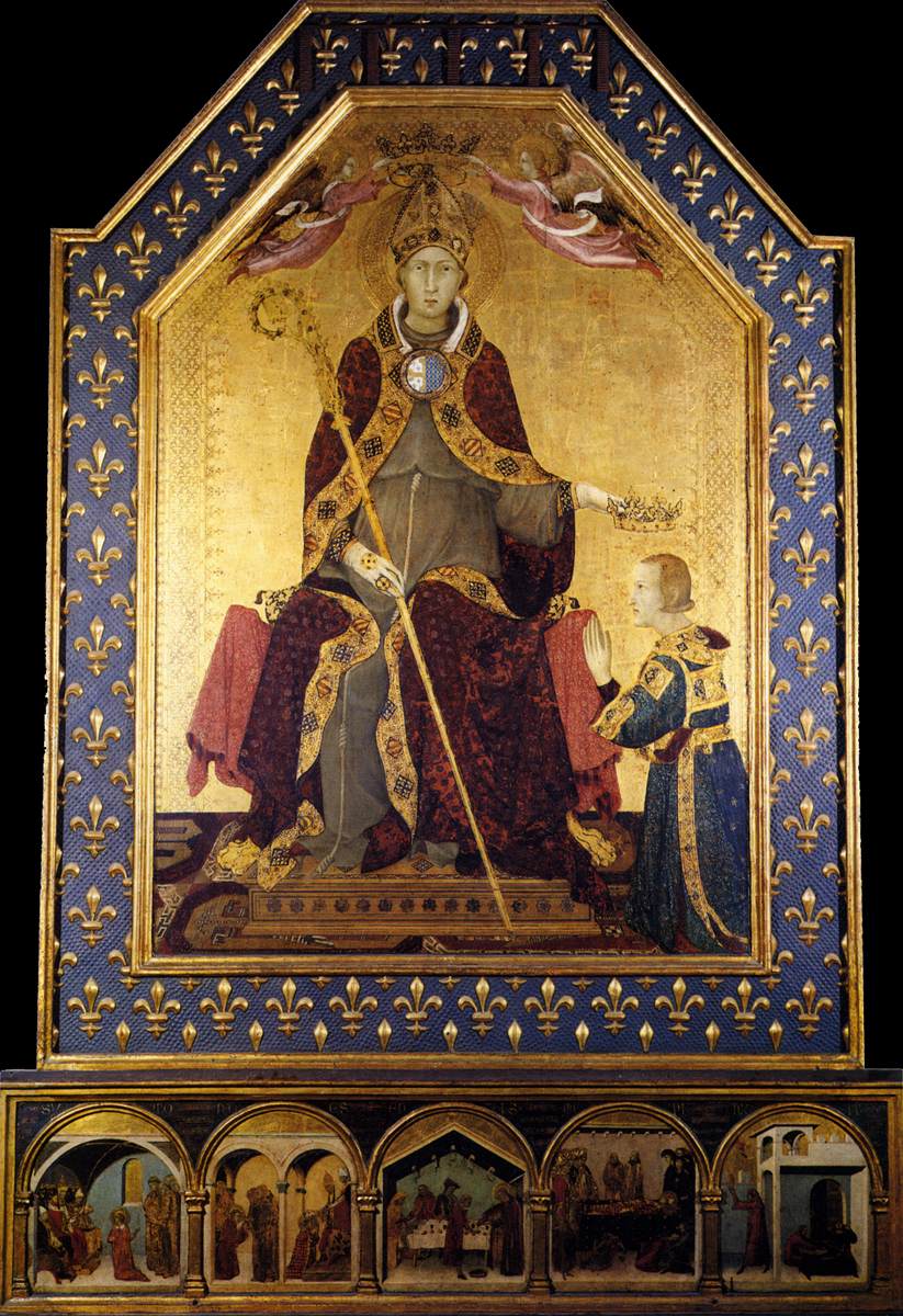 Saint Louis de Toulouse couronne Robert d’Anjou - Simone Martini - Alpha Reproduction