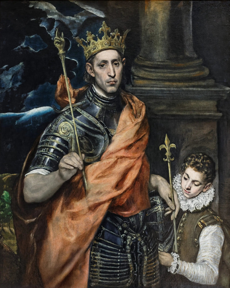 Sint Louis, koning van Frankrijk - El Greco