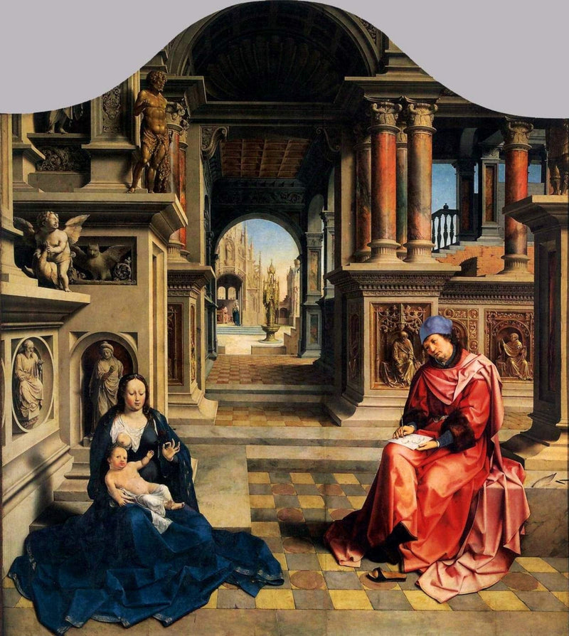 Sint-Luc die de Maagd schildert - Jan Gossaert