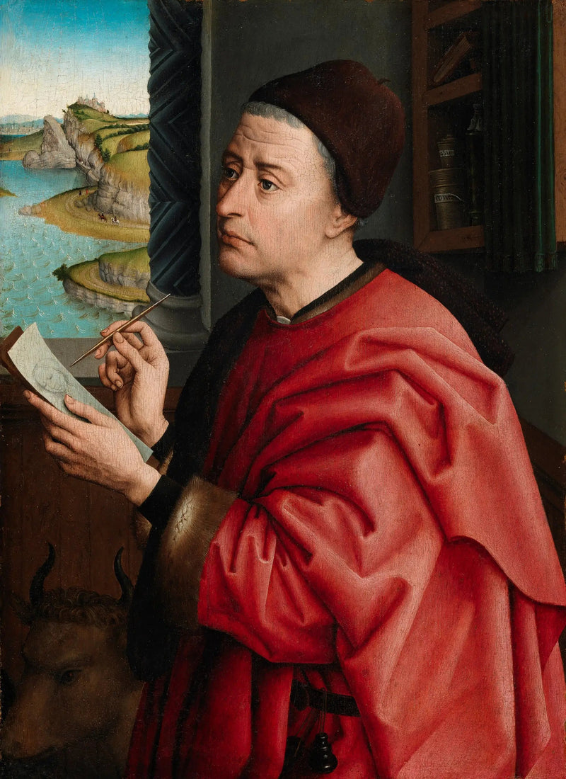 Sint-Lucas die de Maagd voorstelt - Rogier van der Weyden