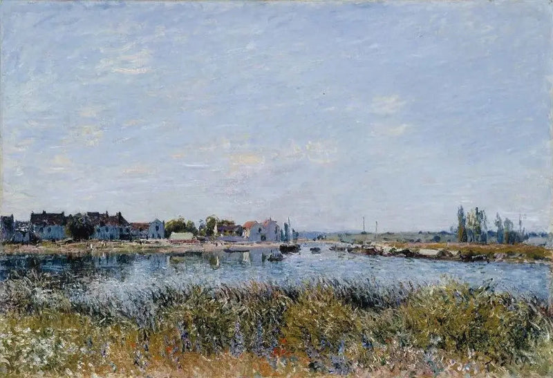 Saint-Mammès, de ochtend - Alfred Sisley