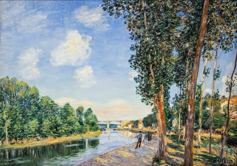 Saint-Mammès, juni zon - Alfred Sisley