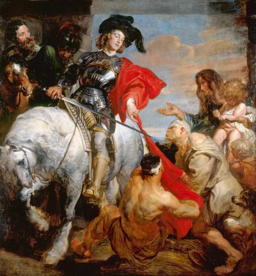 Sint-Maarten deelt zijn mantel - Antoine van Dyck

Source:
Saint Martin divisant son manteau - Antoine van Dyck