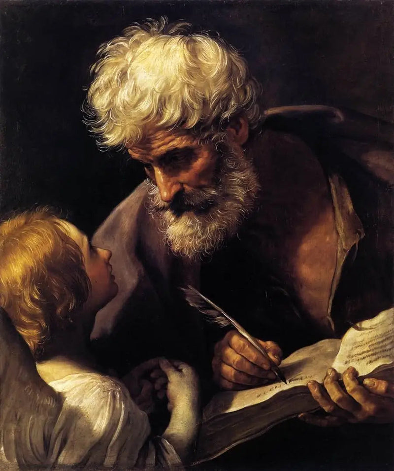 Sint Matthijs en de Engel - Guido Reni