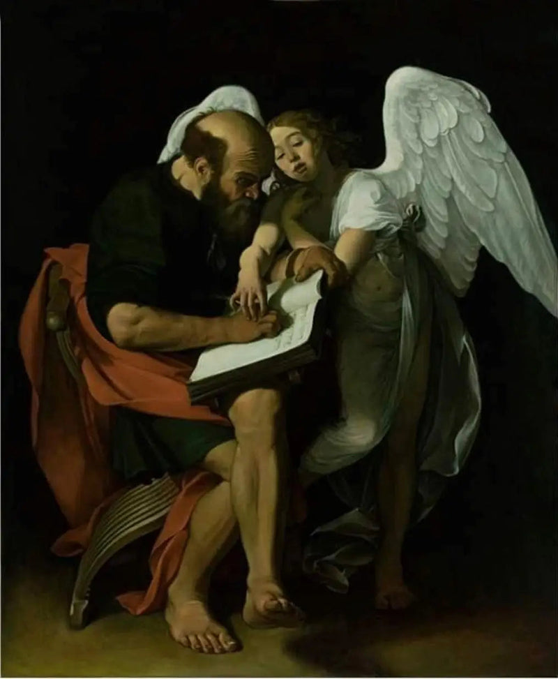 Sint Mattheus en de Engel - Caravaggio