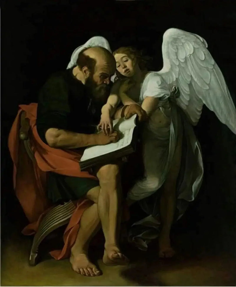 Sint Mattheus en de Engel - Caravaggio