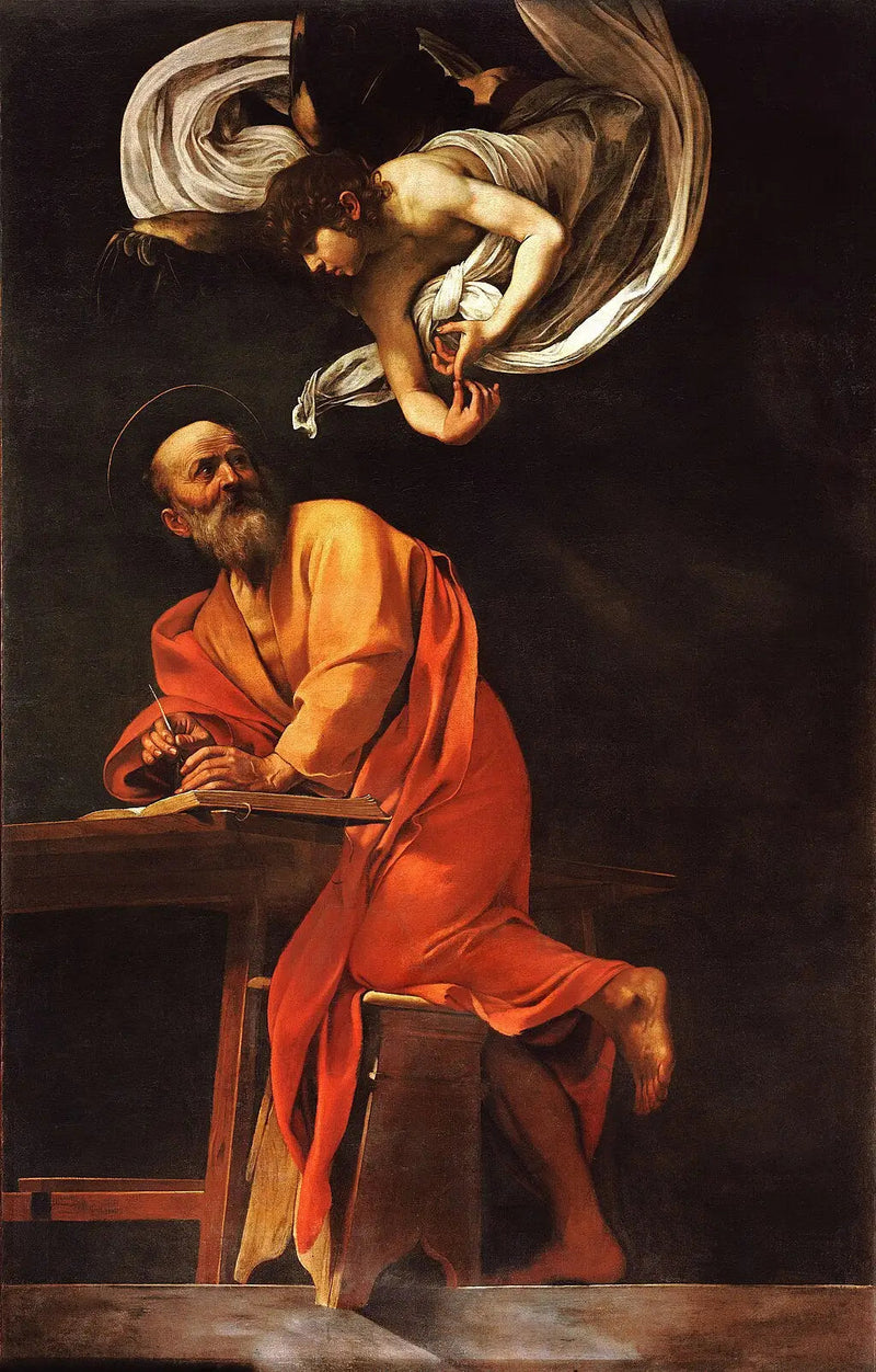 Sint Mattheus en de Engel - Caravaggio