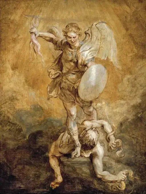 Sint-Michiel die Lucifer verslaat - Peter Paul Rubens