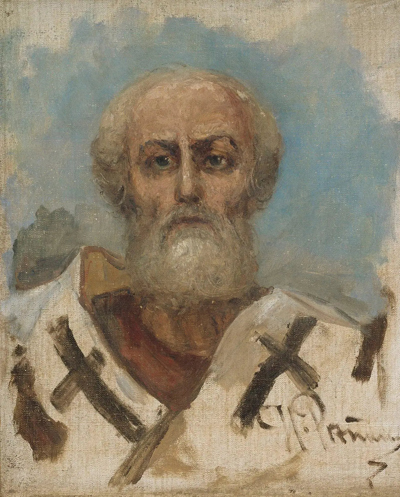 Sint-Nicolaas, schets - Ilya Repin