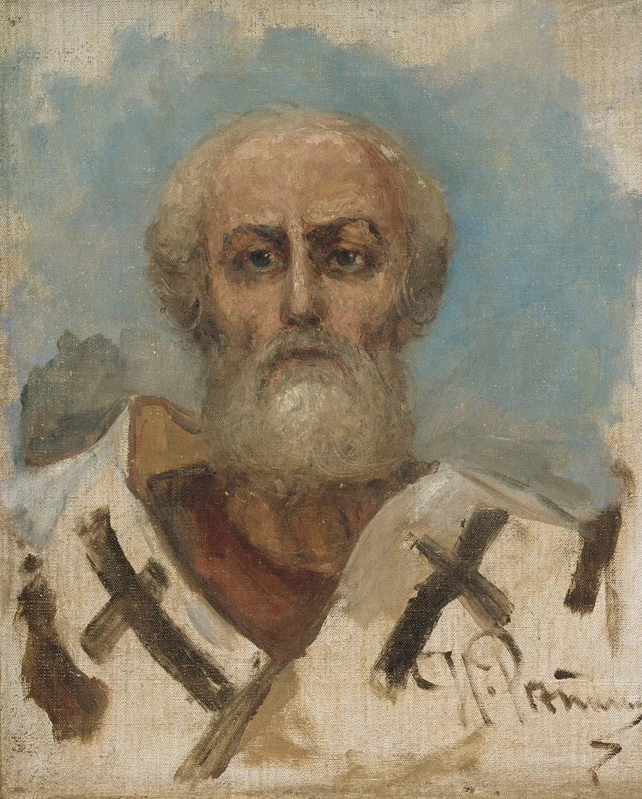 Sint-Nicolaas, schets - Ilya Repin