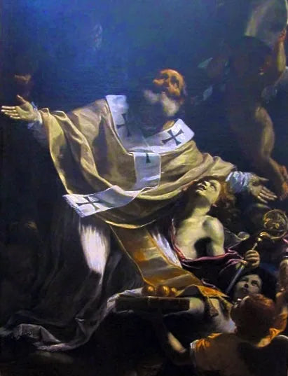 Sint-Nicolaas in extase - Mattia Preti