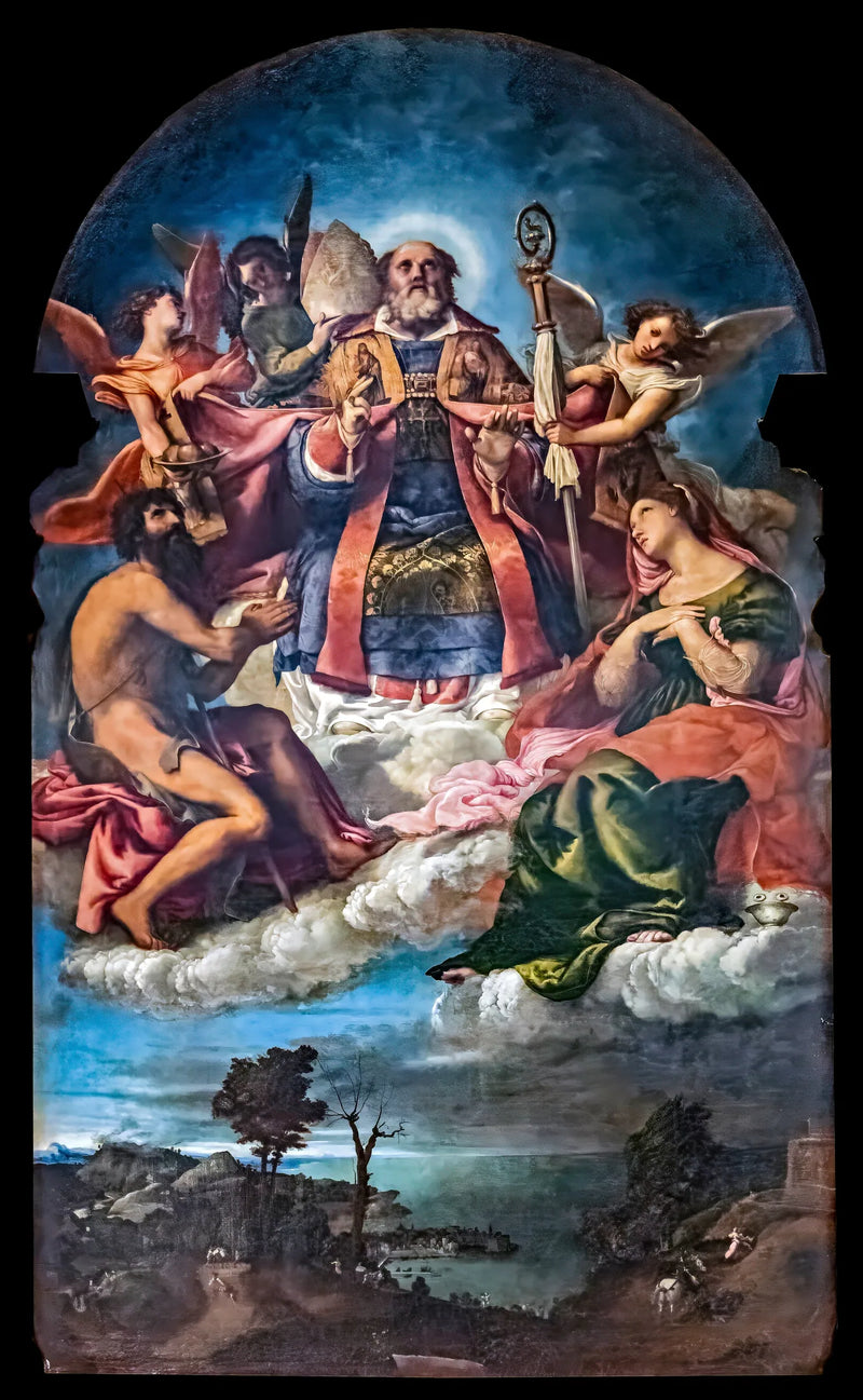 Sint-Nicolaas in glorie - Lorenzo Lotto