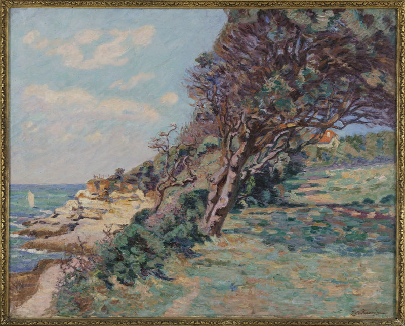 Saint-Palais, de Douanepunt, augustus 92, 10 uur 's ochtends - Armand Guillaumin