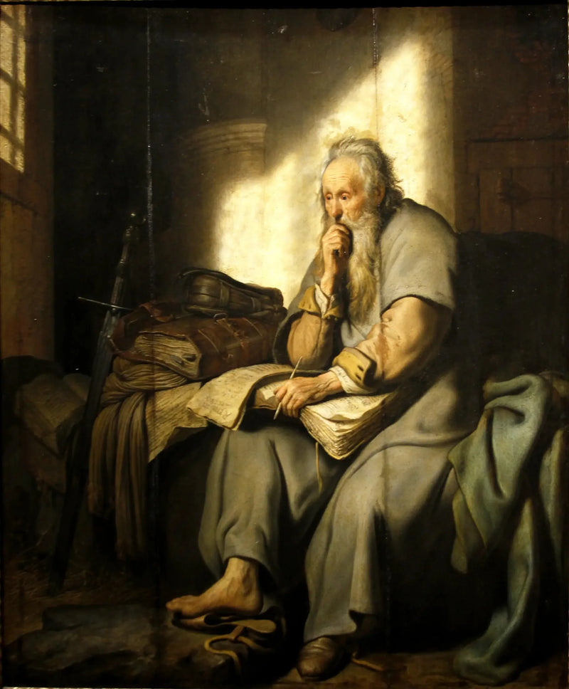 Sint Paulus in de gevangenis - Rembrandt