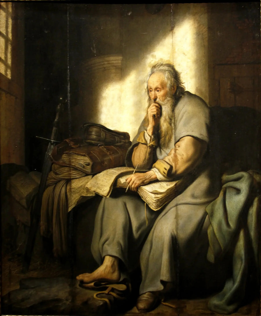 Sint Paulus in de gevangenis - Rembrandt