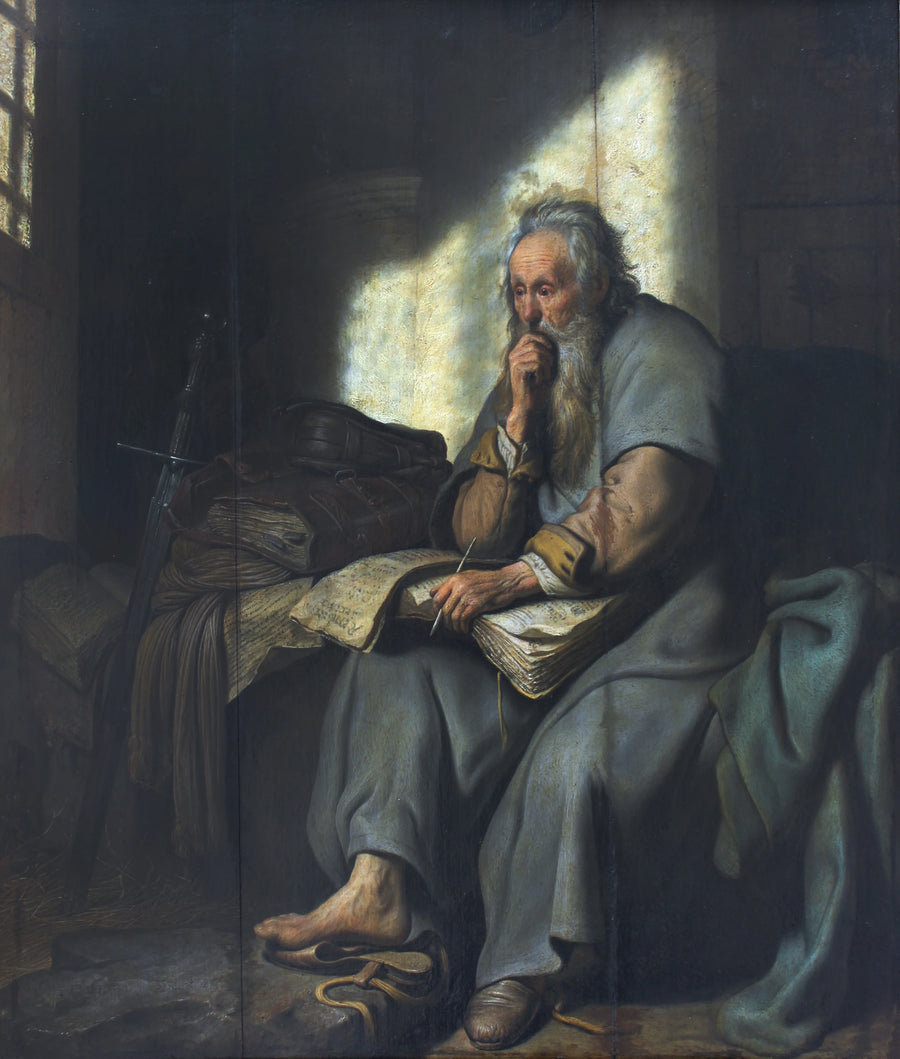 Sint Paulus in de gevangenis - Rembrandt