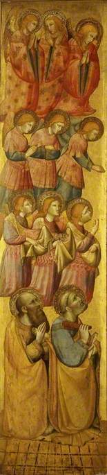 Sint Pieter en Sint Paulus met engelen - Olivuccio di Ciccarello