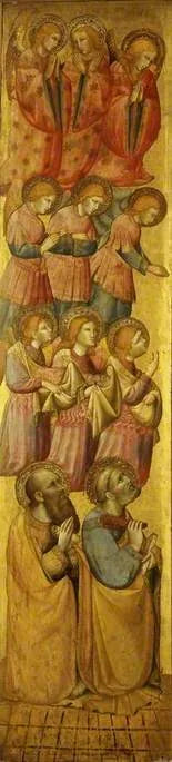 Sint Pieter en Sint Paulus met engelen - Olivuccio di Ciccarello