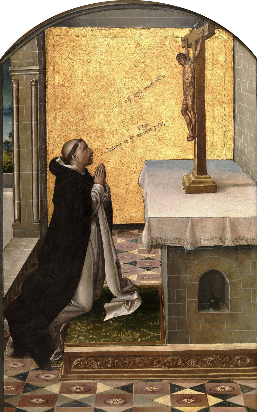 Saint Pierre le Martyr en prière - Pedro Berruguete - Alpha Reproduction