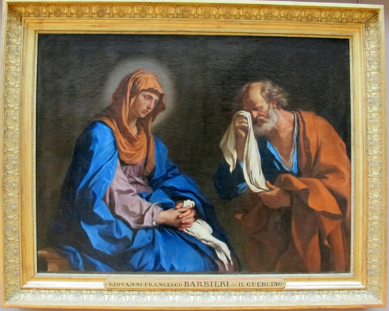 Sint-Pieter huilend voor de Maagd - Guercino