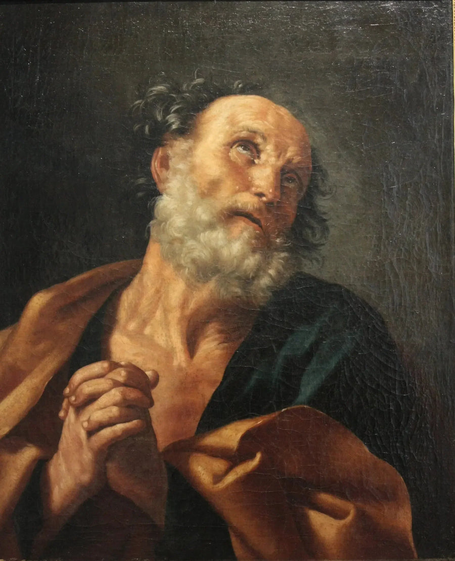 Sint Pieter die zijn zoon verwerpt - Guido Reni