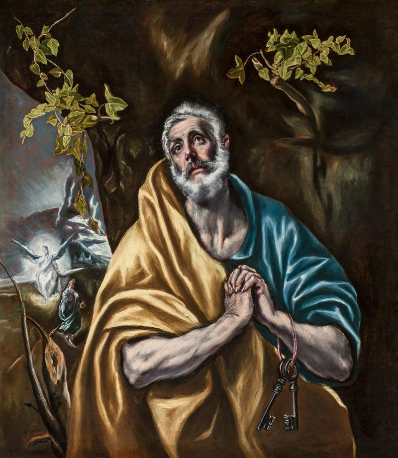 Sint Pieter berouwvol - El Greco