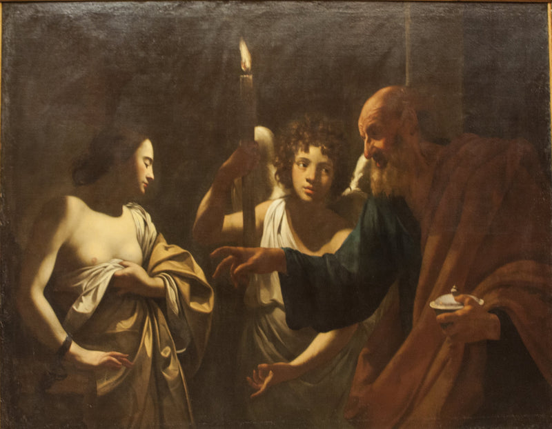 Sint Pieter die de gevangenis van Sint Agatha bezoekt - Simon Vouet