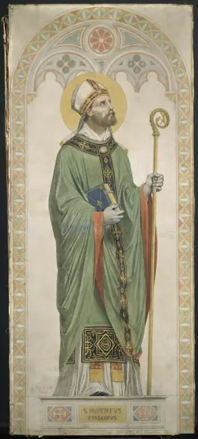 Sint-Robert, of Rupert, bisschop van Worms - Jean-Auguste-Dominique Ingres