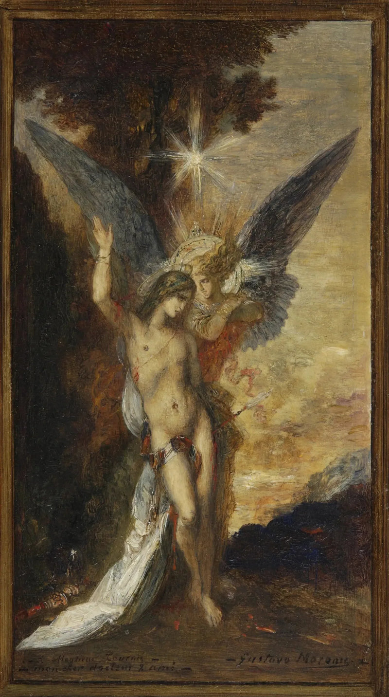 Sint-Sebastiaan en de engel - Gustave Moreau