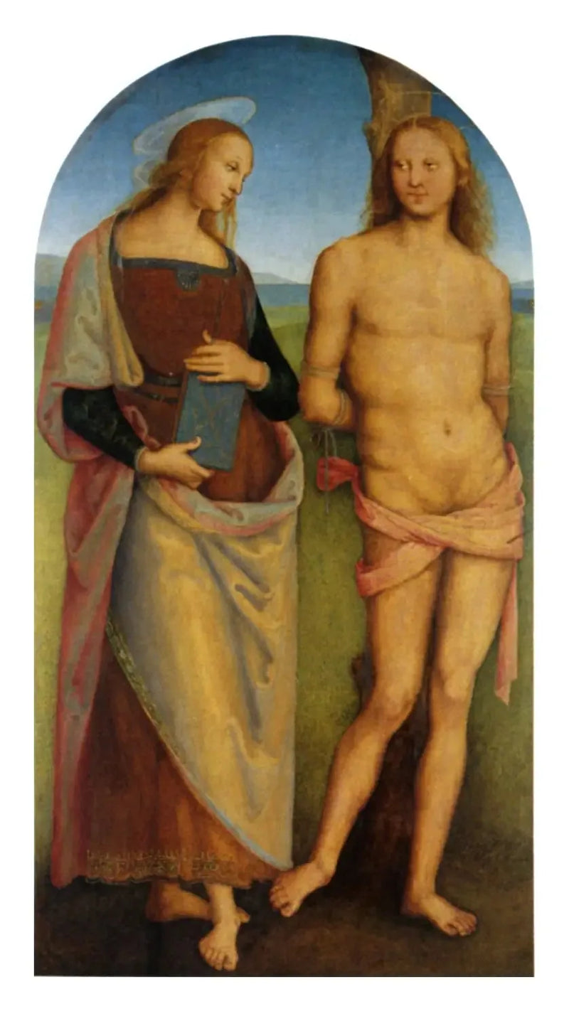 Sint Sebastiaan en Sint Apollonia - Pietro Perugino
