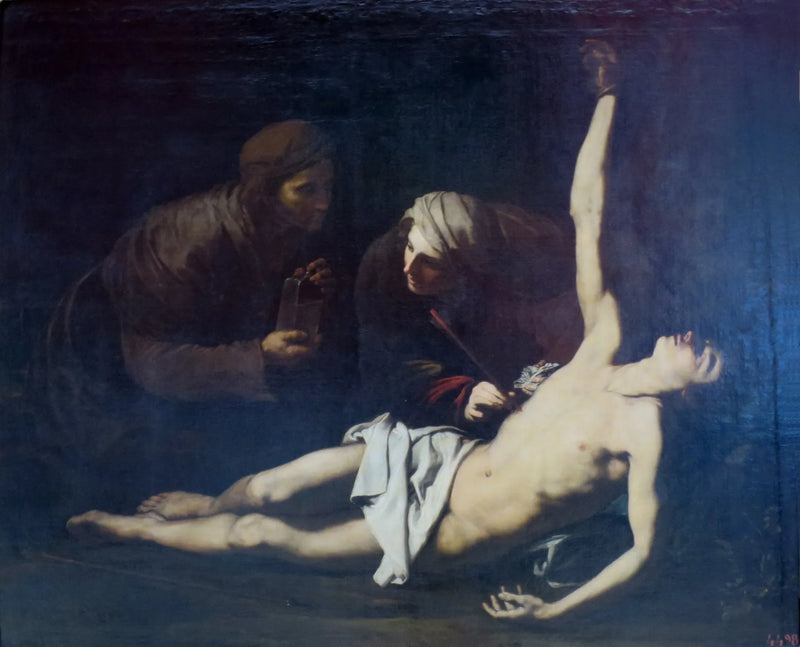 Sint Sebastiaan genezen door Sint Irene - Jusepe de Ribera