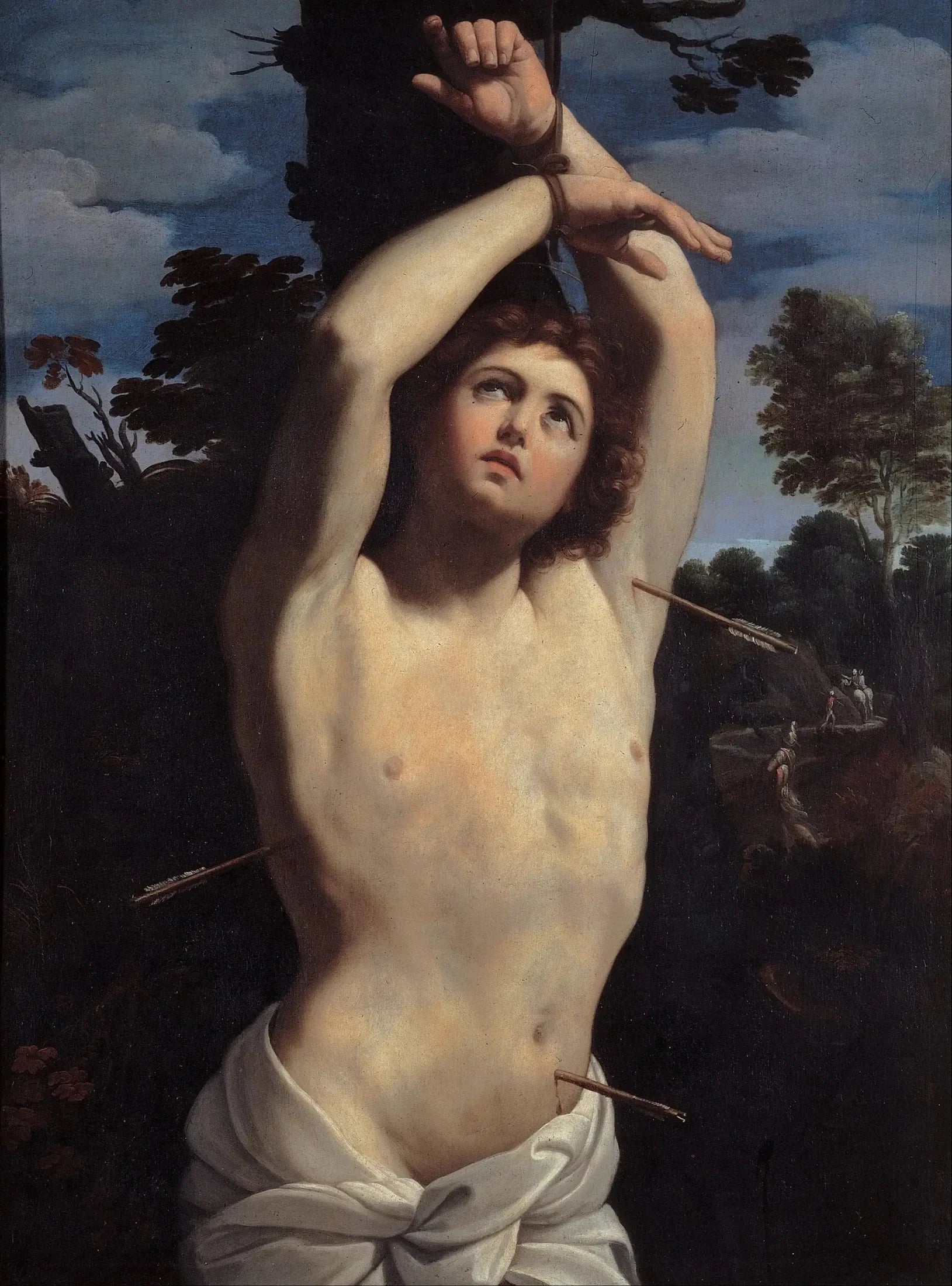 Saint Sébastien - Guido Reni image 1 reproduction artisanale de tableau