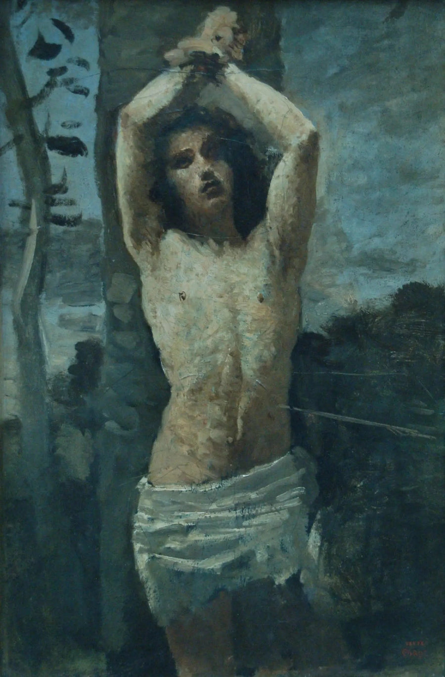Sint Sebastianus - Jean-Baptiste Camille Corot