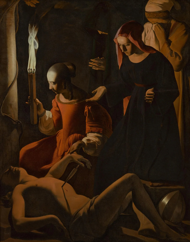 Sint Sebastiaan verzorgd door Sint Irene - Georges de La Tour