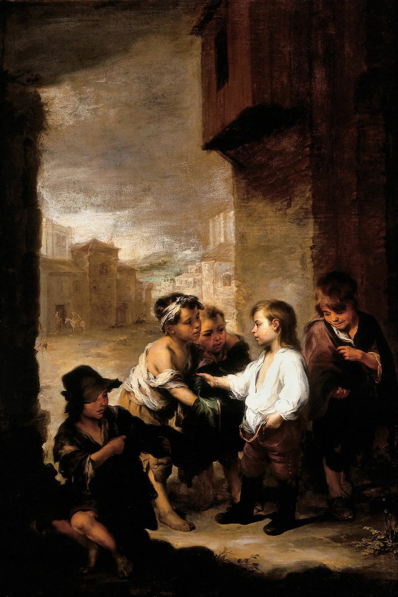 Sint Thomas van Villanueva deelt zijn kleding uit aan barmhartige jongens - Bartolomé Esteban Murillo

Source:
Saint Thomas de Villanueva partageant ses vêtements entre des garçons mendiants - Bartolomé Esteban Murillo