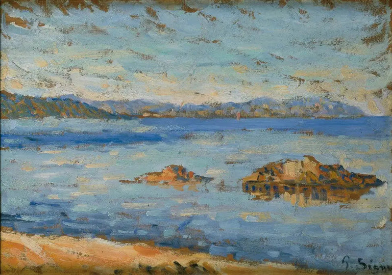 Saint-Tropez, kalm - Paul Signac