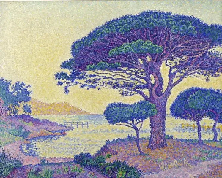 Saint-Tropez, de parasol dennen bij de Canoubiers - Paul Signac